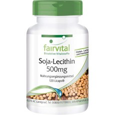 독일 페어바이탈 fairvital Soy Lecithin 대두 레시틴 500 mg, 1개, 120정