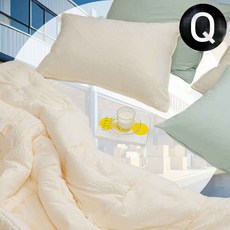 차렵이불 패드세트 퀸 아이보리 패드화이트 침대보 침구류 이불겸패드 고급이불 봄이불 침대매트패드