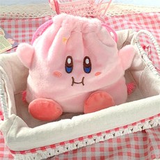 모든 커비 파우치 귀여운 수납 스트링파우치 굿즈 화장품 별의커비 생리대 선물 휴대용