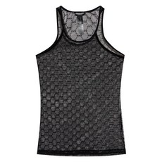 디스퀘어드2 세미 시스루 탱크 탑