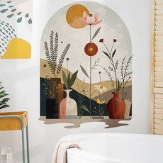 인테리어 데코 벽면스티커 리폼시트지 시리즈 북유럽풍 벽면스티커-플랜테리어 P102