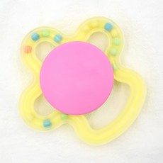 그린라이프 스마일 딸랑이, 혼합 색상, 1개