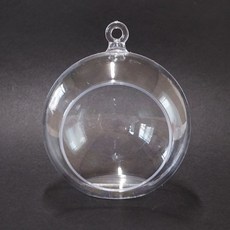 254차 재입고 원형 PVC테라리움 반쪽용기 10cm 중, 열개입*1봉