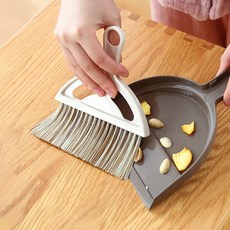 모나코올리브 미니 빗자루 세트, 2세트, 아이보리 + 브라운