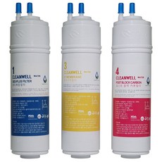 SK매직 WPU-2200C 고품질 정수기 필터 호환 전체세트, 1회분(1+1+1)