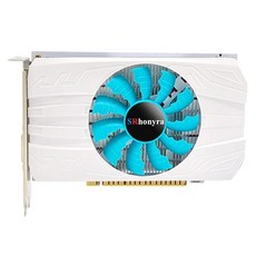 SRhonyra GTX 1050 4GB 게이밍 그래픽 카드 GDDR5 128 비트 PCIe 3.0 x16 버스 전원 디스플레이 포트 1.4 HDMI 2.0 DVI 포트