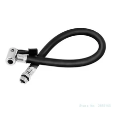 자동차 타이어 팽창기 호스 익스텐션 튜브 압축기 범용 오토바이 공기 커넥터, 01 50CM