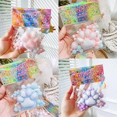 타바스퀴시 발말랑이 고양이 발바닥 말랑이 실리콘 물컹 스퀴시 스트레스, I
