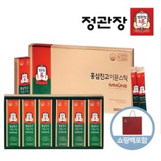 정관장 홍삼진고이뮨스틱 10gx30포 +쇼핑백포함, 30개, 30정