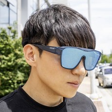 알타리스트 오버글라스 안경위에 쓰는 편광 고글 선글라스 운동 러닝 자전거 스포츠, 1개, Smoke Navy / Blue
