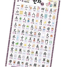 꼬미얌 사운드벽보 한자 520mmx765mm 유아용교구