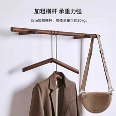 원목 인테리어 옷걸이 소품걸이 제품 실목 벽헹거 벽걸이, 1. 60cm 너도밤나무 막대
