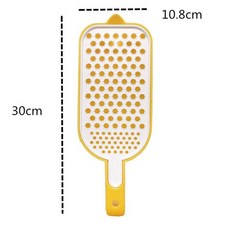 사각 강판 치즈 감자 과일 레몬 제스터 슬라이서 감자전, 1개, 스타일 B 옐로우