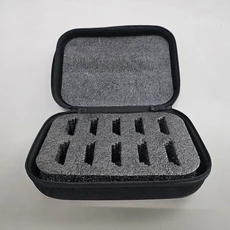 그루밍 클리퍼 블레이드 케이스 홀더 정리함 - 하드 여행용 보관함에는 10개 가능, 01 bag