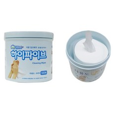 韓國Cleaning Wipes 清潔濕紙巾 500抽/桶, 1個