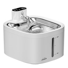 LABEKA 무선 고양이정수기 3.5리터 모션 센서 및 저소음 펌프 탑재 3가지 작동 모드, 1세트, 하얀색, CP0020B-2