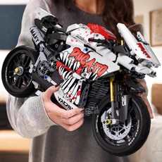 루모 두카티 오토바이 MOC블럭 장난감 인테리어 L8012 조립 블록세트 선물 중국호환, 2. 1/10 클래식 트랙 독