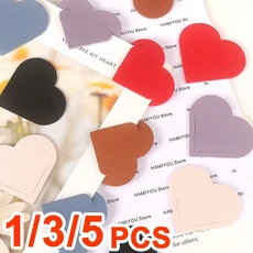 51개 사랑 책갈피 창의적이고 하트 모양의 다양한 색상 학생 선물, Pink 1