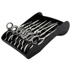 루시피 플라스틱 가위 수납 정리대 (블랙) 트레이 정리함, 블랙, 1개