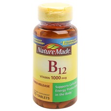Nature Made 萊萃美 維他命B12補充錠 1000mcg, 75顆, 1罐