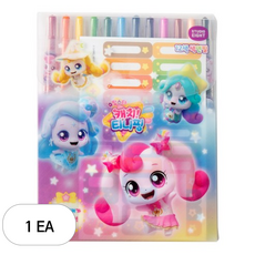 스튜디오에잇 캐치티니핑 5 색연필 노랑하츄, 12색, 1세트