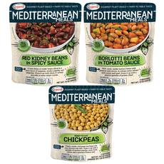 단독런칭 르구르메 지중해 식단 3종 세트 (삶은 병아리콩 칙피스400g + 레드키드니빈 스파이시소스400g+ 볼로티빈 토마토소스400g)