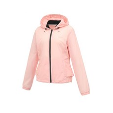 디즈니골프 봄 여성 배색 지퍼 후드 편안한 집업 점퍼 (2colors)