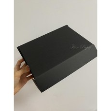 Fion 黑色紙盒 飛機盒 牛皮紙箱, 1個