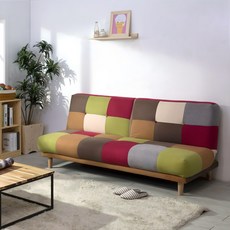 [20조한정 추가즉시할인] 에보니아 라인 3인용쇼파 소파베드 / 듀얼 등받이3단계각도조절, 패브릭_믹스컬러