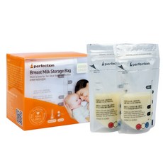 퍼펙션 국내 제조 일회용 변온 모유 초유저장팩 100ml, 60개입, 1개