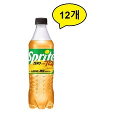 스프라이트 제로 위드티 500ml, 12개