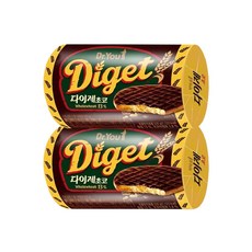 오리온 다이제롤 초코, 225g, 2개