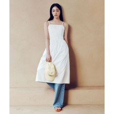 LEE 우먼 뷔스티에 원피스 화이트 LE2402OP07WH 253091