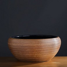 41cm 넓은 대형 플라스틱통 접시 레스토랑 옆이 개업미니화분 디너 수련, 세라믹, 1개