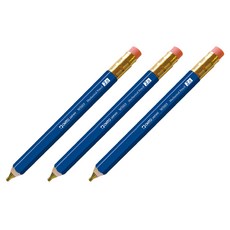 OHTO 목제 샤프 WN03 블루, 2mm, 3개