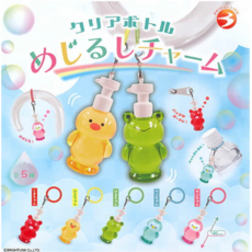 샴푸통 모양 클리어 보틀 메지루시 참 가챠, 1개, 펜짱