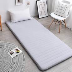 Natural Latex Mattress Viscoelastic 90x190 Tat Single Bed Pad Inflatab, 60x120센티미터, gray
