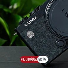 Metal Camera Logo Sticker Decoration for Fujifilm XM5 X-Pro3 100Vi XT3, 03 B Aluminum