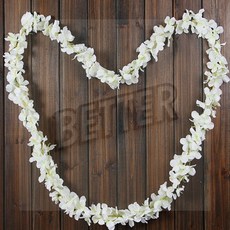 꽃장식 조화 넝쿨(2M) (화이트) 넝쿨조화