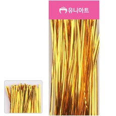 배들 유니아트 (공예철사) 1000 빵끈 (금색) 선물포장 끈