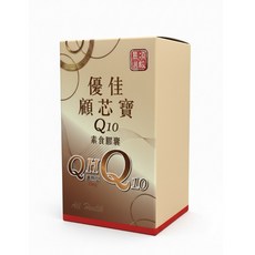 普康生技 Q10 優佳頂級輔酵素膠囊, 1個, Q10優佳顧芯寶膠囊30粒