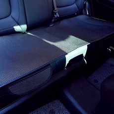 오프더프라임 자동차 차량용 여름 쿨링 통풍 시트 커버 방석 뒷자석, 블랙, 1개