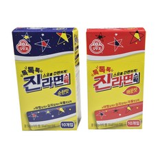 톡톡톡 진라면 스틱 순한맛 + 톡톡톡 진라면 스틱 매운맛, 1세트
