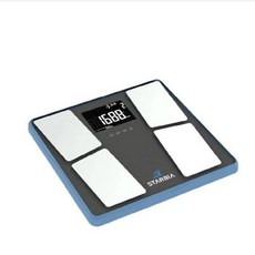 STARBIA 201c 體組成分量儀, 白底配黑框, SA201C 九合一體脂計 健康管理用