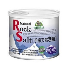 有機廚坊 手採天然岩鹽 600公克 罐裝 1入, 600g, 1個