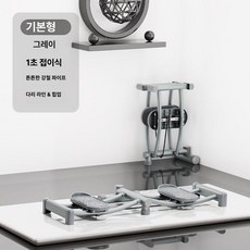 퀴브 스키머신 크로스핏 유산소 밸런스 전신 보드, 프리미엄 그레이 두꺼운 강관