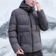 가벼운 겨울잠바 남자 숏패딩 경량 푸퍼패딩 점퍼 아우터 씬 자켓 바람막이 따뜻한 올겨울