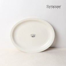 시라쿠스 뉴욕 타원접시 24cm, 1개