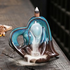 陶瓷左右逢源倒流香薰爐 家居擺件, 心有靈犀