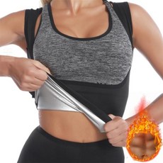 끄니스토어 히트 땀복 나시 여성보정집업 운동복상의